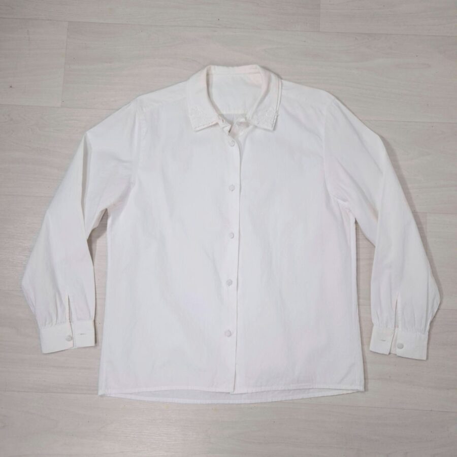 vintage white shirt 80s