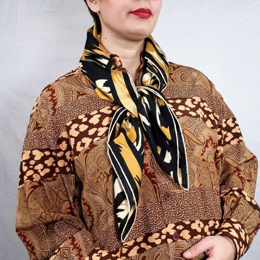 animalier printed scarf