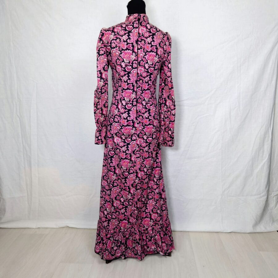 Vintage maxi dress con fantasia paisley